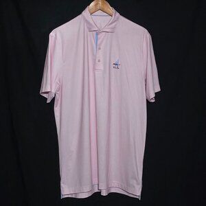 Johnnie-O Twin Fin SS Performance Polo - Pink - Sz M*